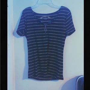 Black and white stripped shirt